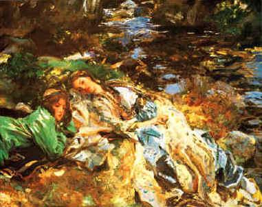 John Singer Sargent The Brook oil painting image